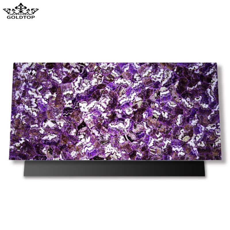 Фиолетовый кристалл полудрагоценный камень