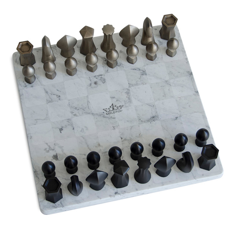Мраморная шахматная доска на заказ