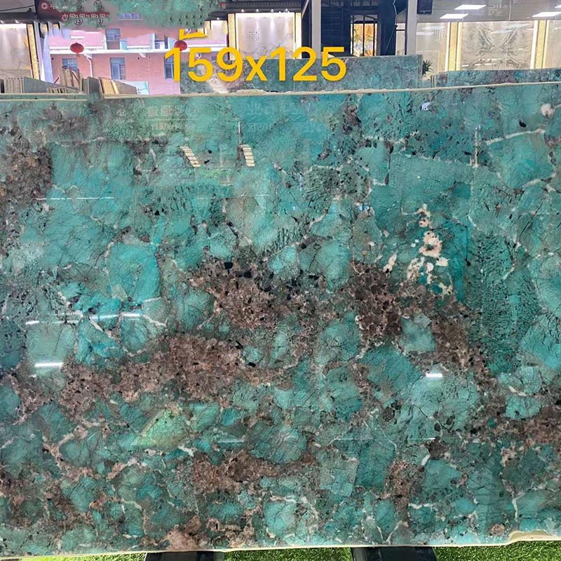 Amazon Green Marble Роскошные каменные столовые плиты Поставщики