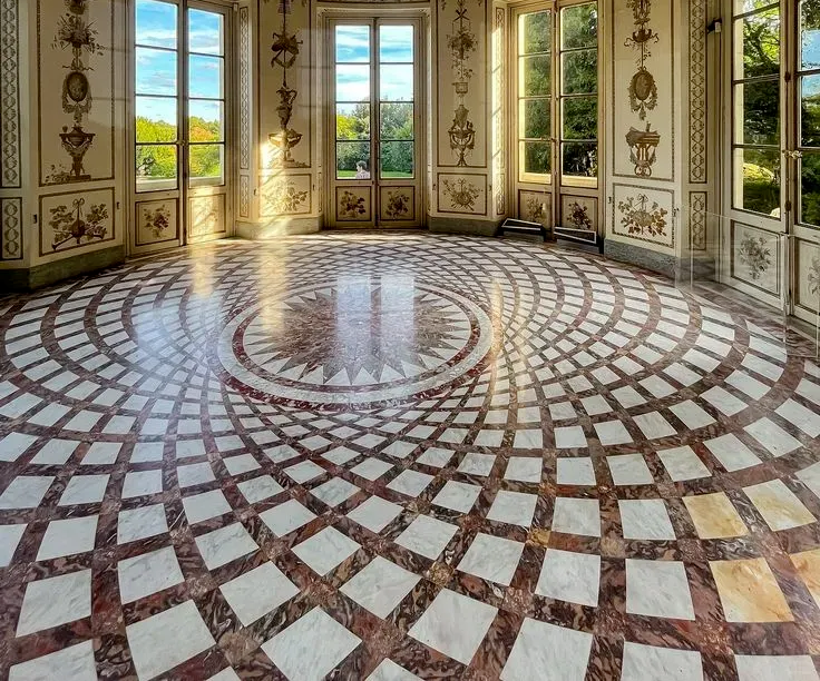 Waterjet Marble Tile flooring