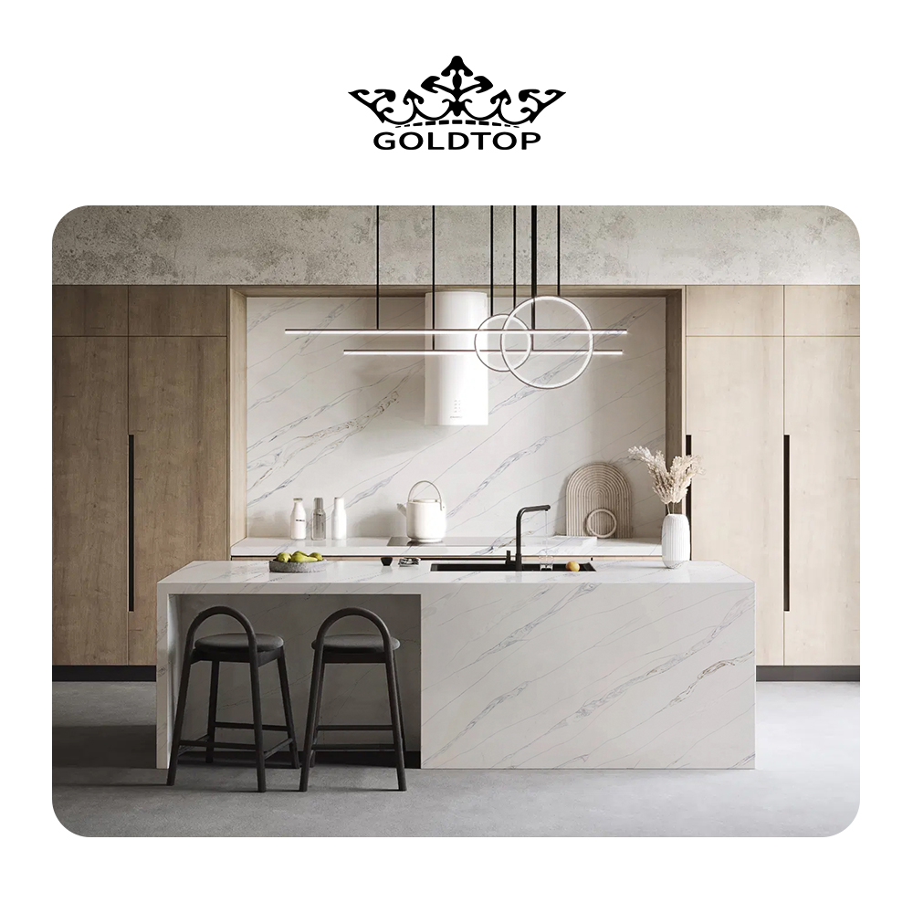 5107 Calacatta Earl White Quartz