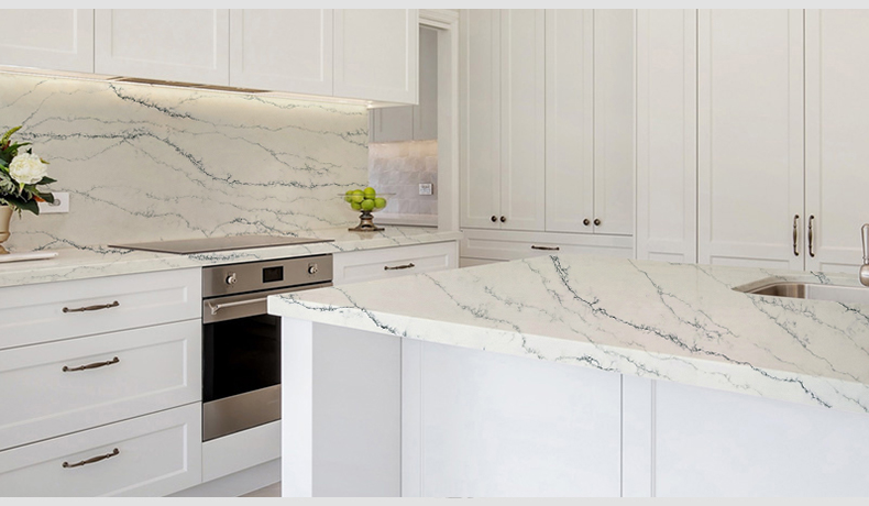 5096 Statuary Milane White Calacatta Quartz Countertops