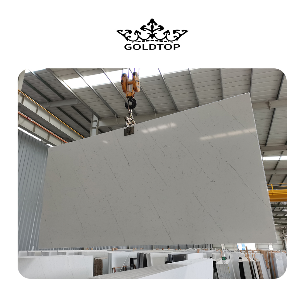 4025 Cecilia White Marble Quartz Slab