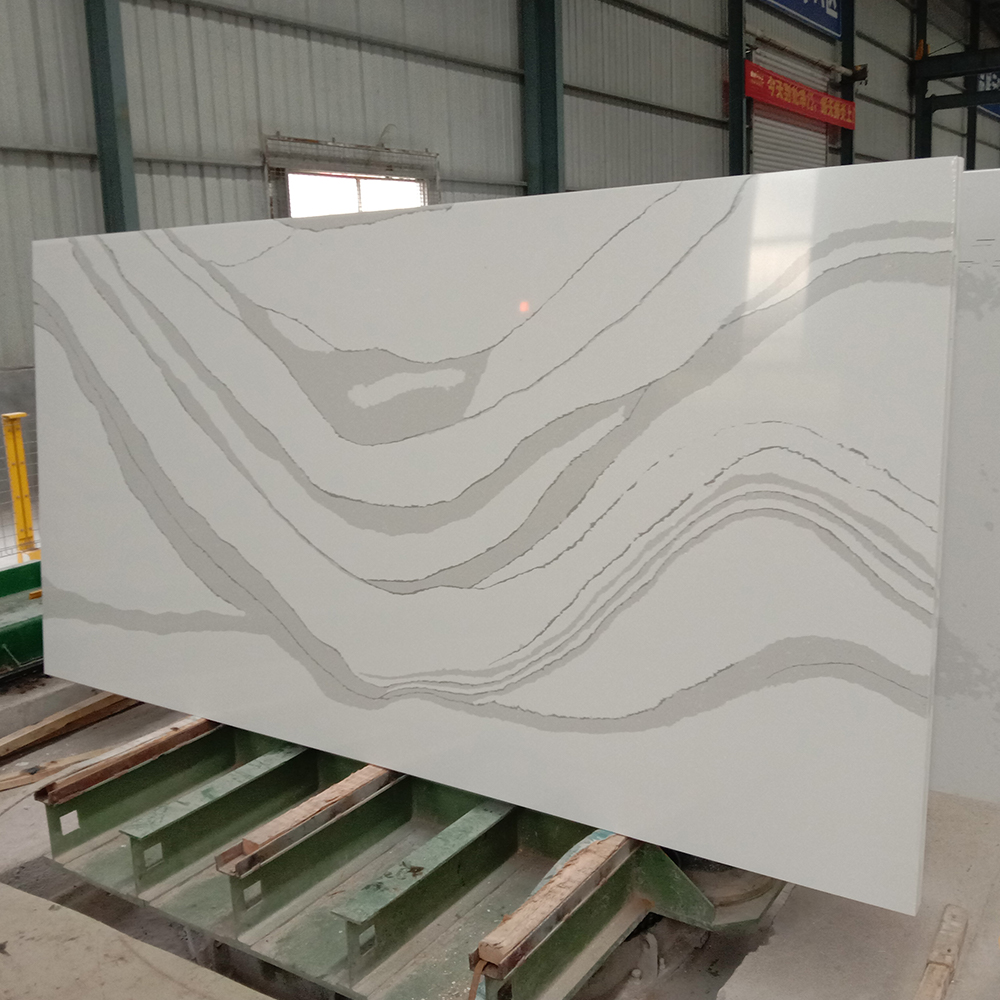5014 Valley White Calacatta Quartz Countertops Manufacturer