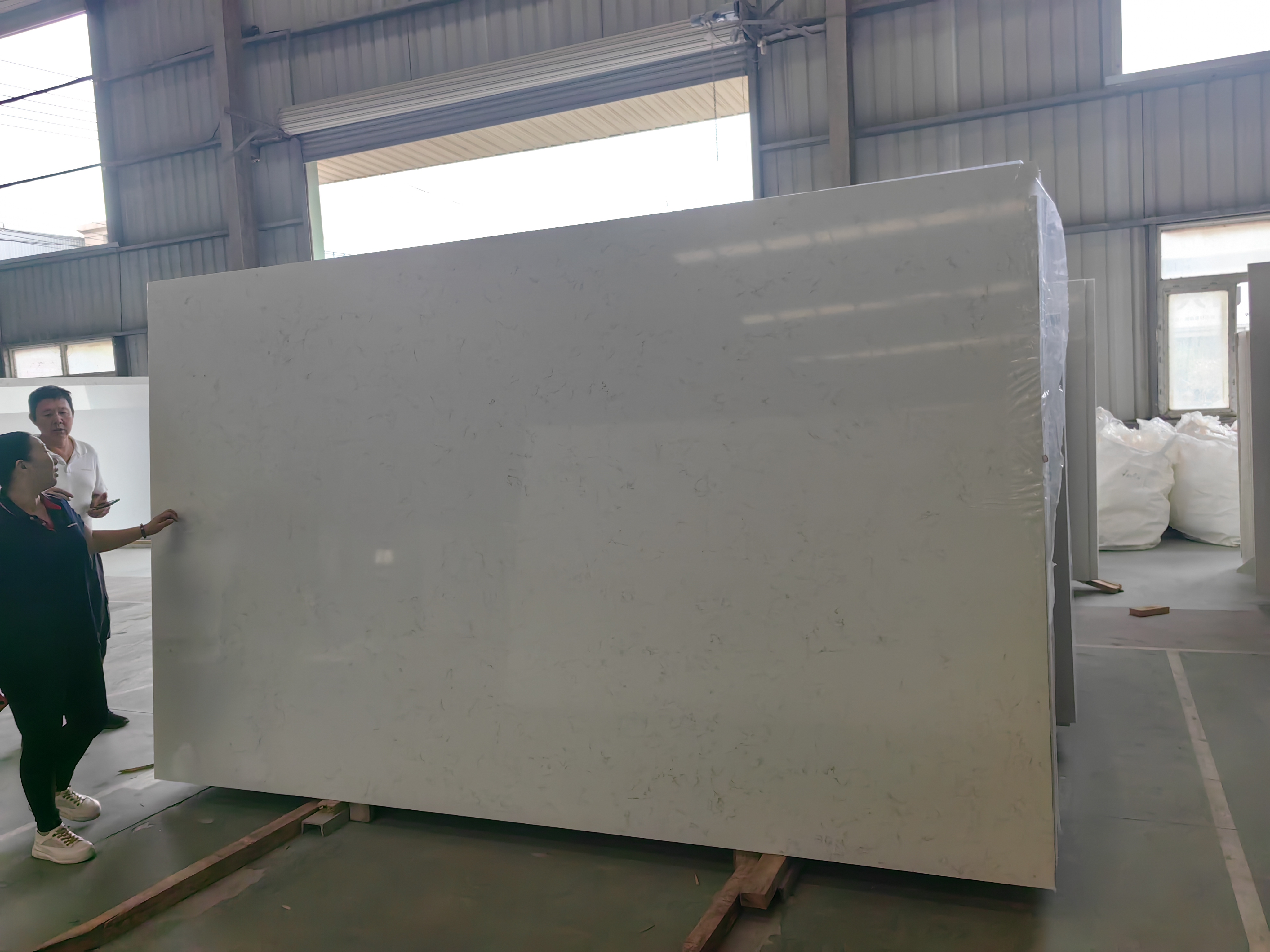 4068 Carrara Breve Marble Quartz Slab