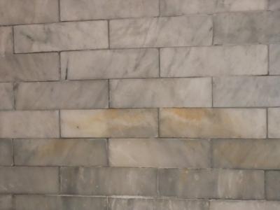 marble turning yellow 