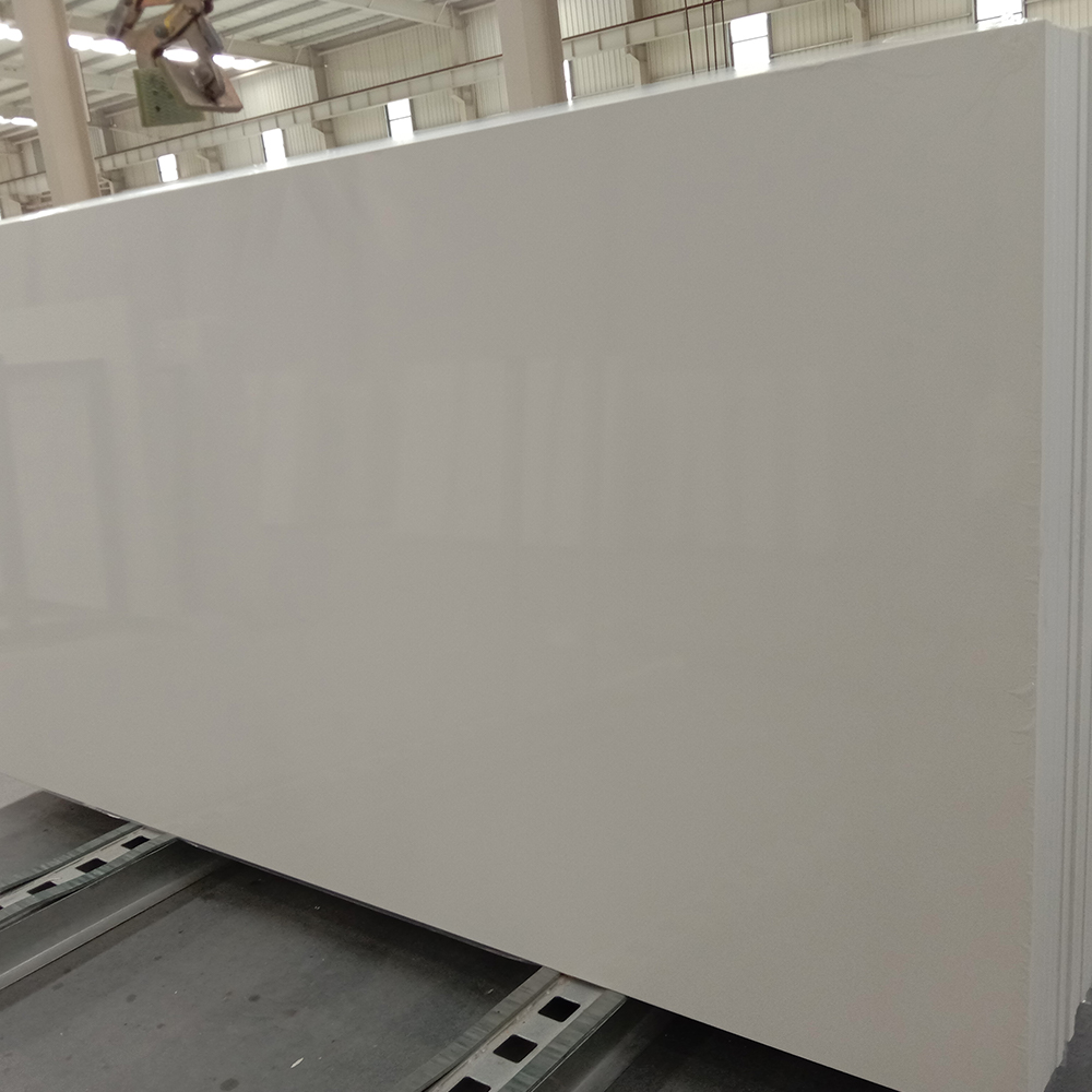 2005 Snow White Sparkle Quartz Slab for Kitchen Countertops/ Vanity Tops