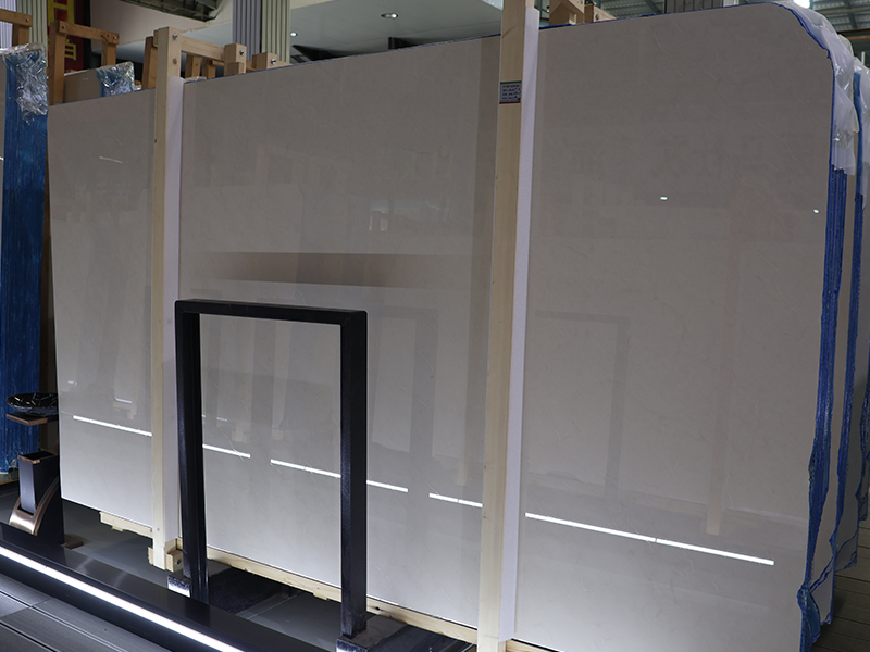 Premium Iran Marjan Beige Marble Slab For Interior Wall/ Floor/ Feature Walls