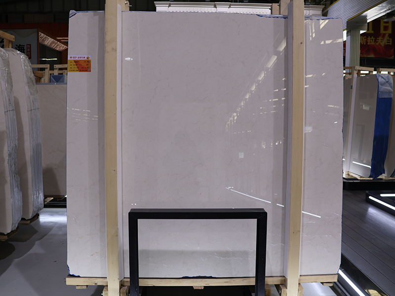 Premium Iran Marjan Beige Marble Slab For Interior Wall/ Floor/ Feature Walls