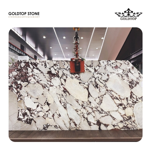 Italy Arabescato Viola Marble Slabs