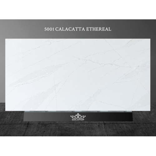 5001 Calacatta Ethereal White Quartz