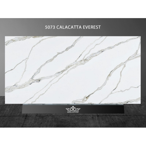 5073 Calacatta Everest White Quartz