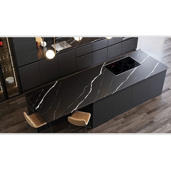 5064 Calacatta Black Quartz