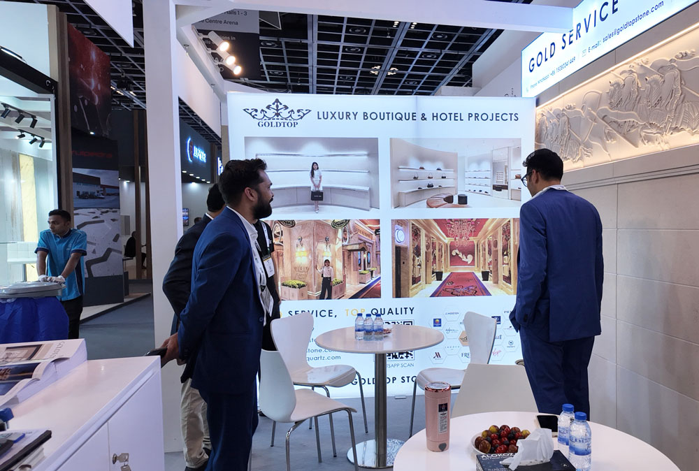 GOLDTOP успешно завершил первый день выставки BIG 5 Global, вызвав большой интерес к решениям Premium Stone